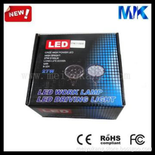 round led worklamp/ LED Work Light 27W 9-32V for forklift/truck/fire